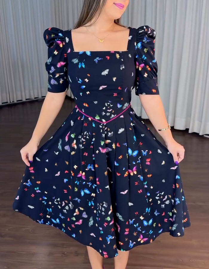 Butterfly Casual Dress