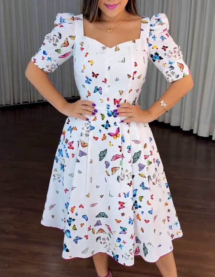 Butterfly Casual Dress