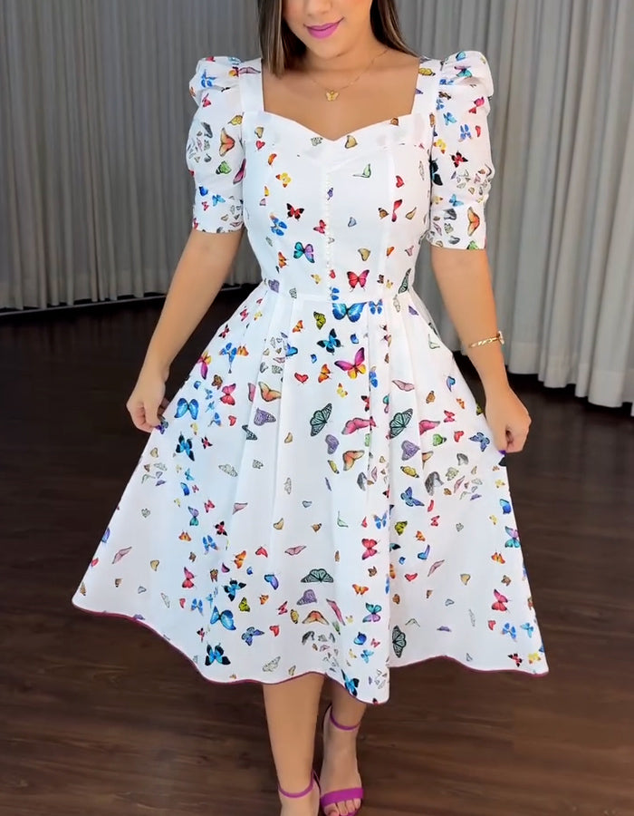 Butterfly Casual Dress