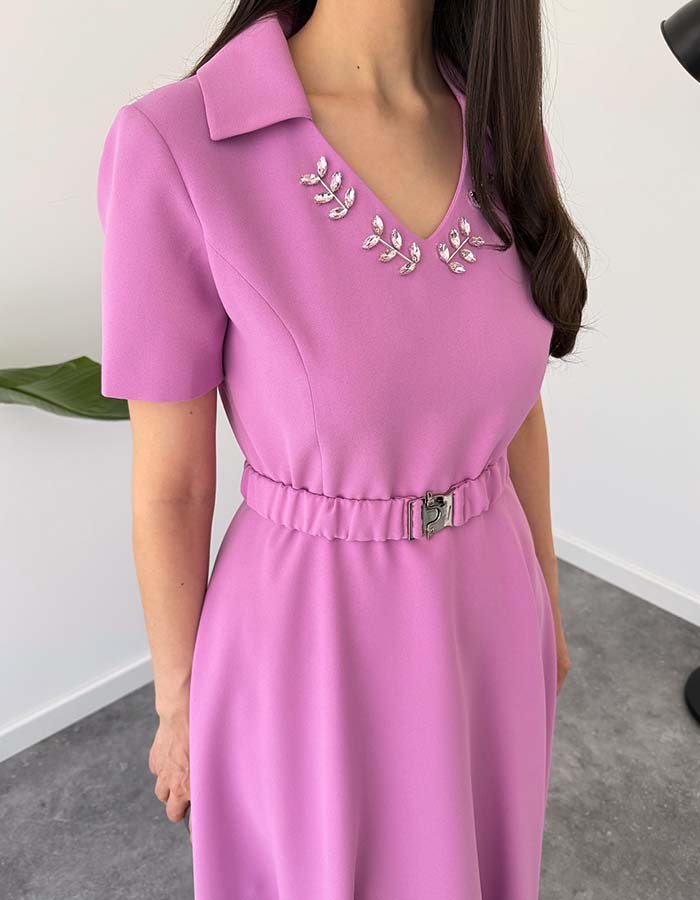 Purple Crystal Dress