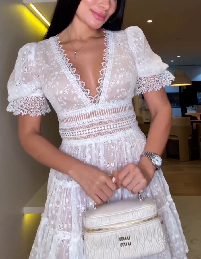 Lace Mini Dress