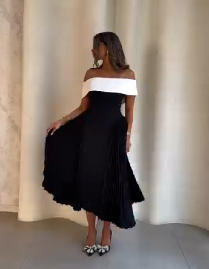 Pleated Casual Dress