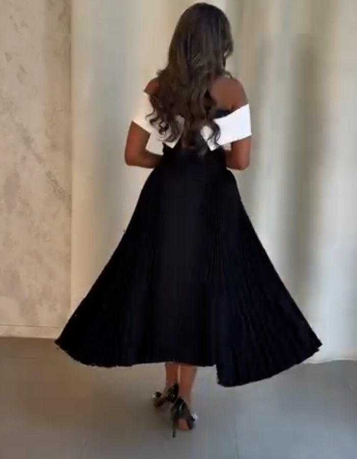 Pleated Casual Dress