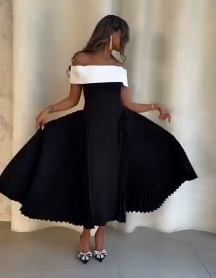 Pleated Casual Dress