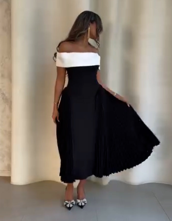 Pleated Casual Dress