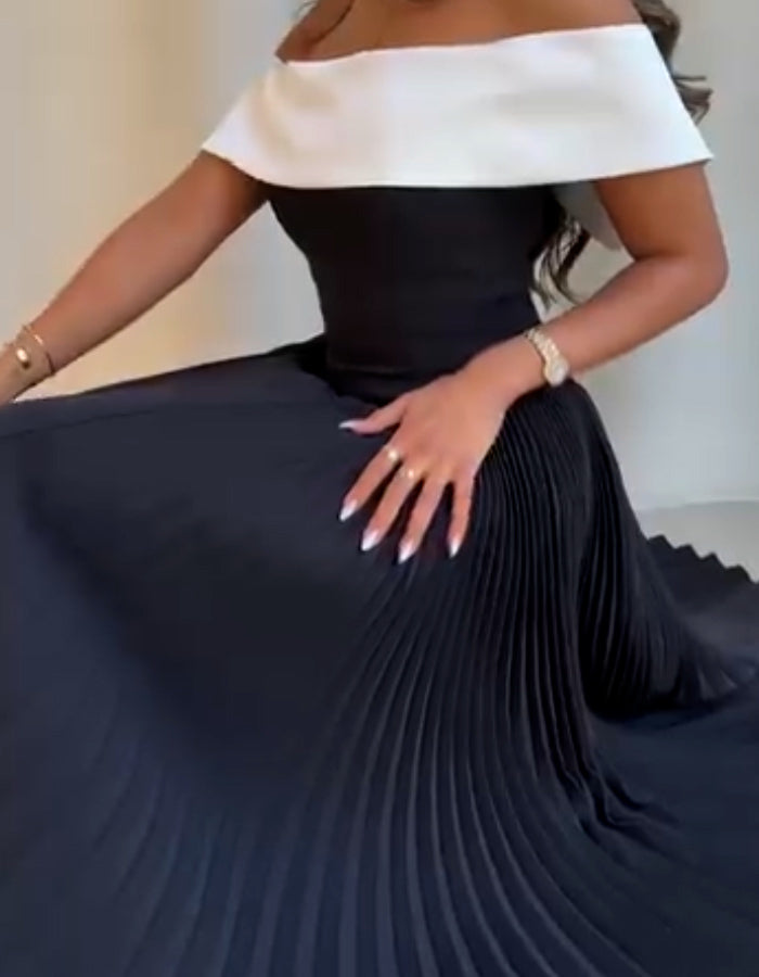 Pleated Casual Dress