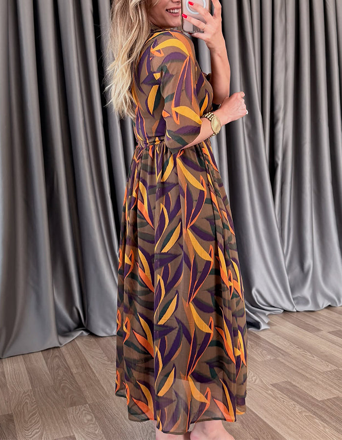Printing Stretch Dress