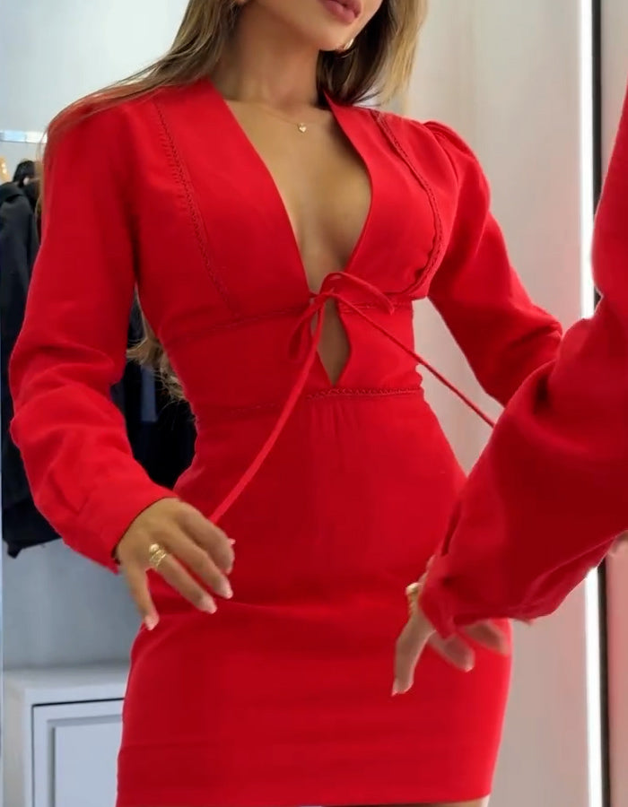 Red Slim Dress