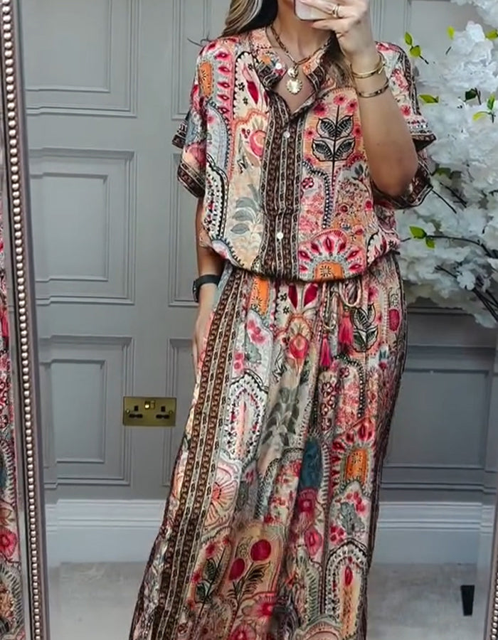 Printed Loose Casual Sets