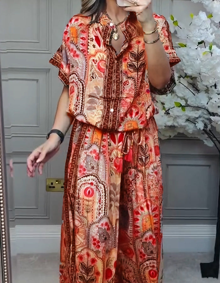 Printed Loose Casual Sets
