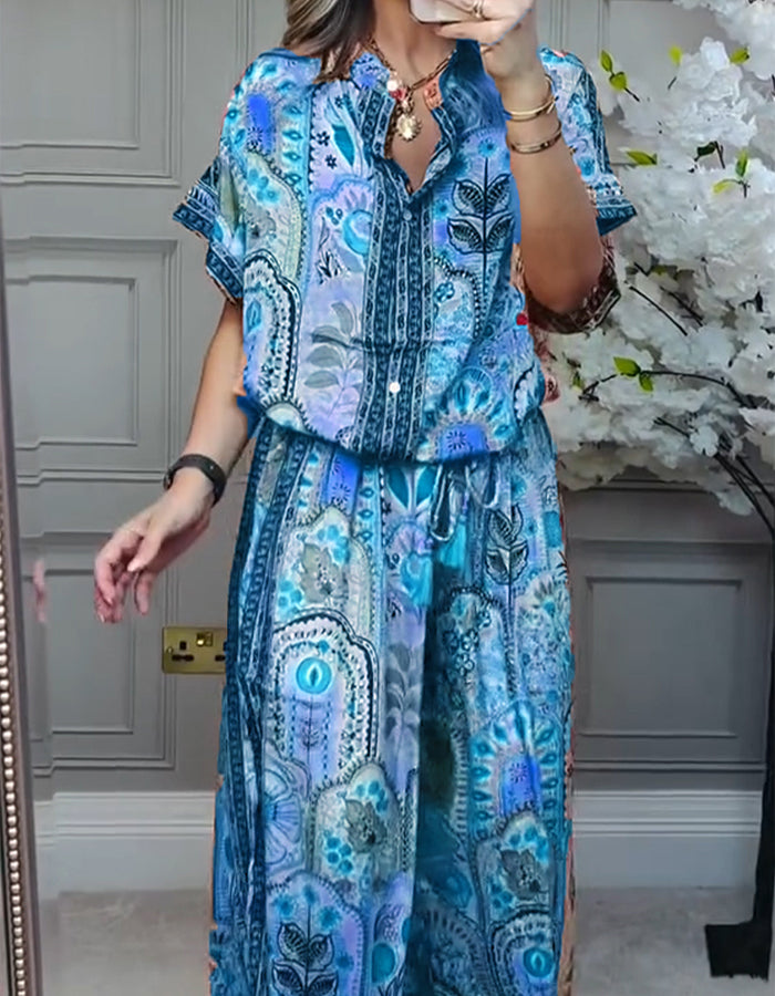 Printed Loose Casual Sets