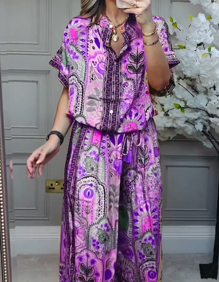 Printed Loose Casual Sets