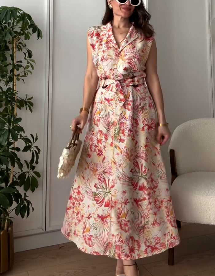 Floral V-Neck Dress