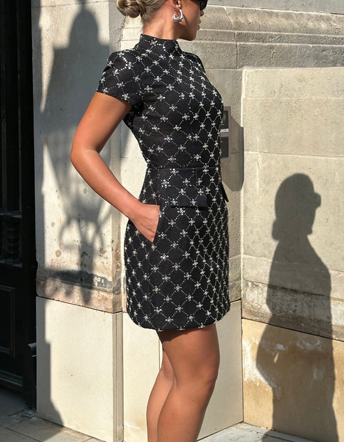 Shiny Mini Dress