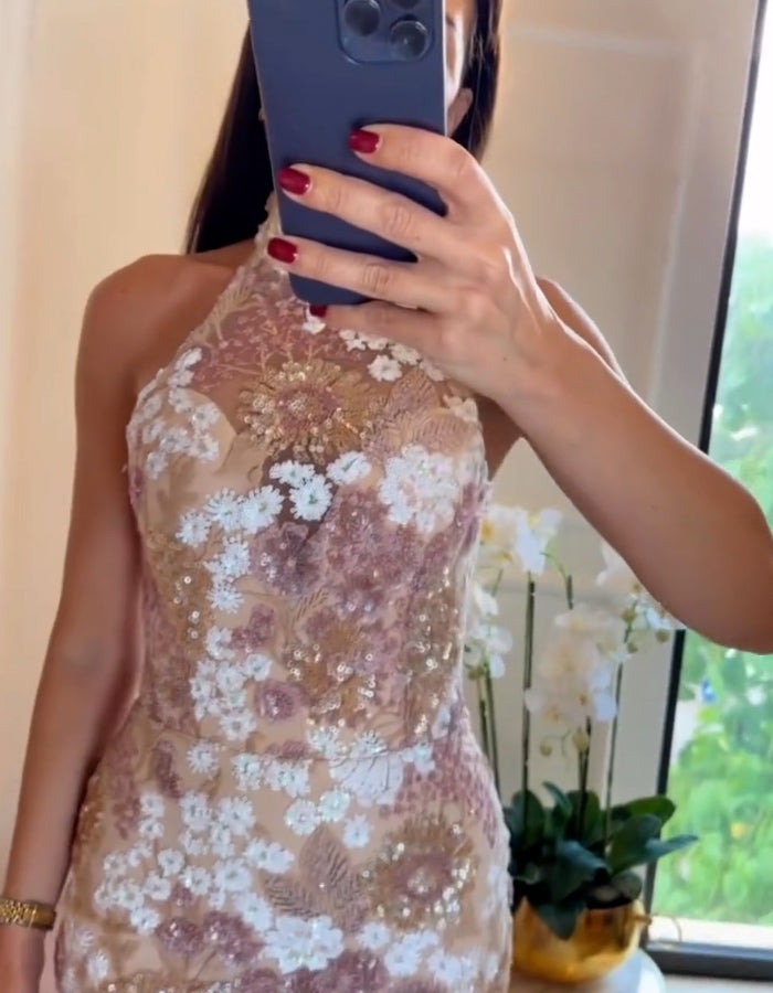 Sequins Slim Dress