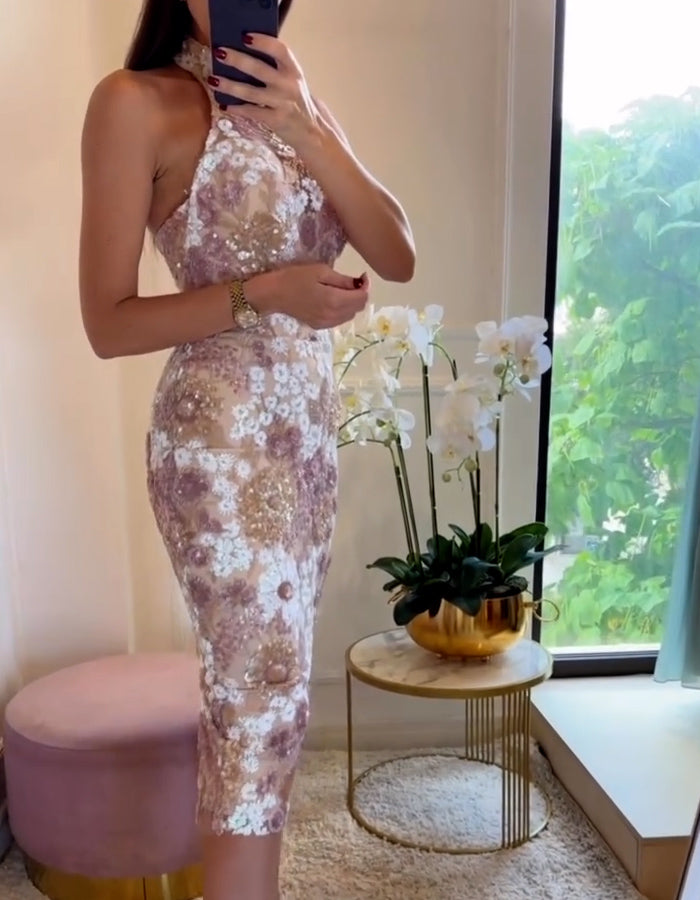Sequins Slim Dress