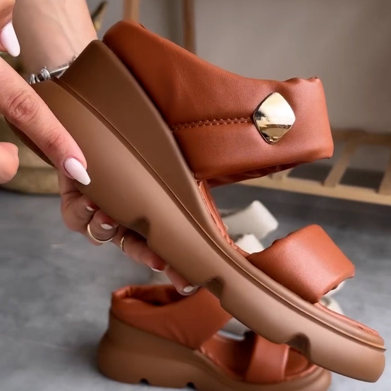 Soft Wedge Slippers