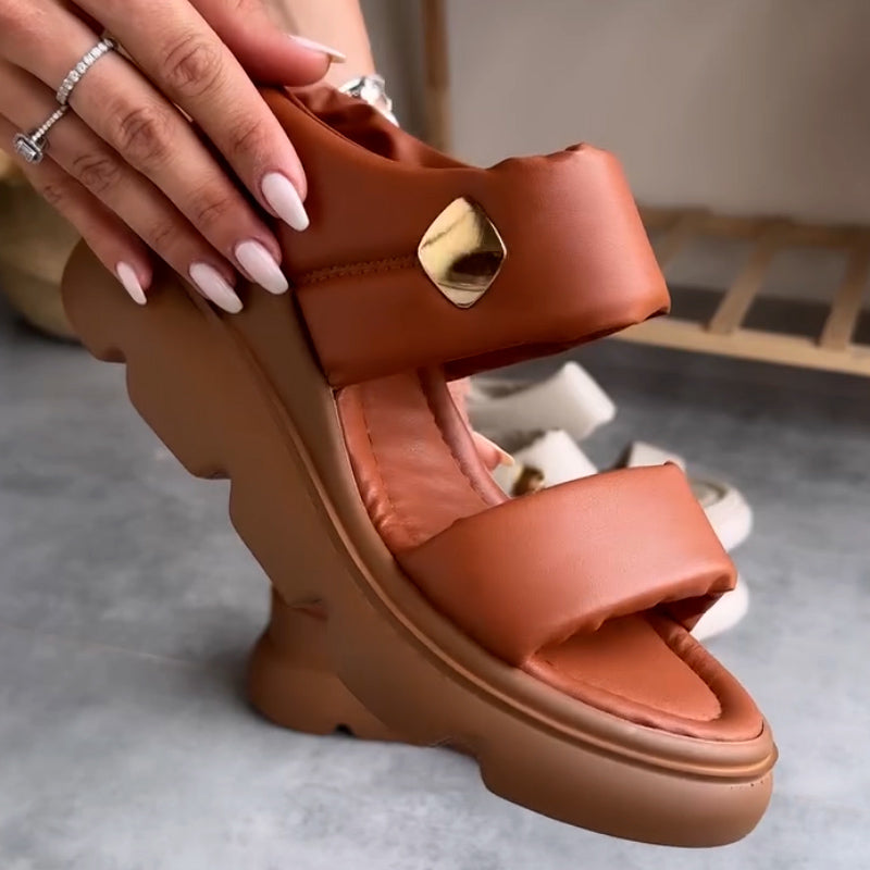 Soft Wedge Slippers