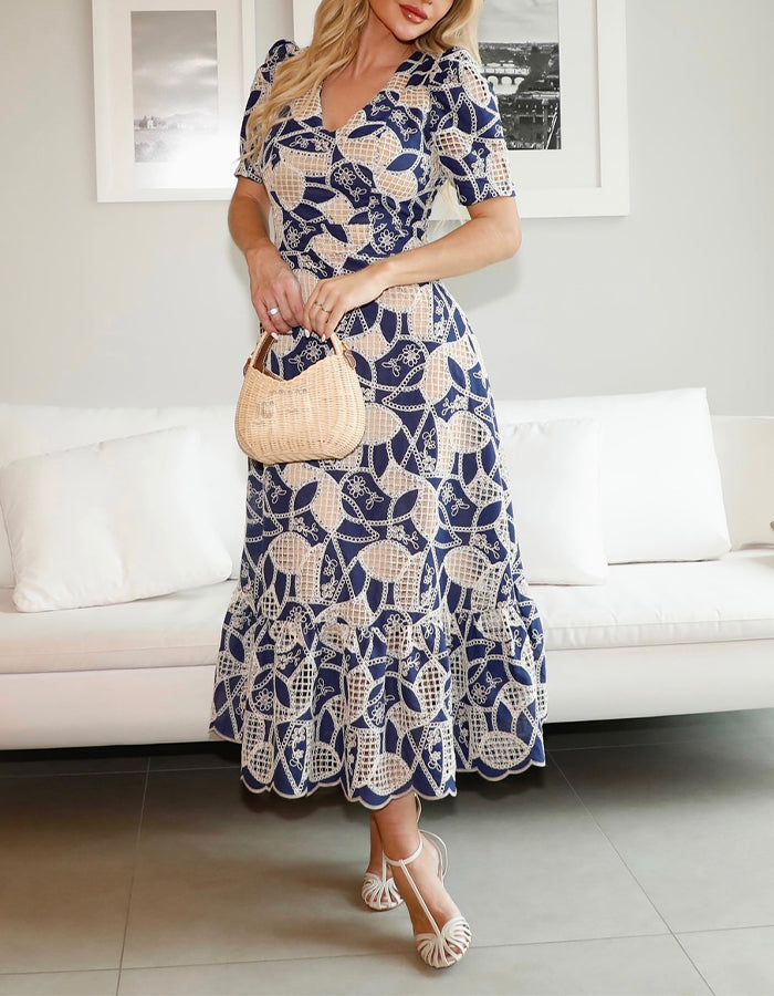 Blue Casual Dress