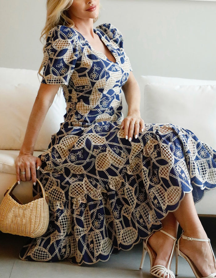 Blue Casual Dress