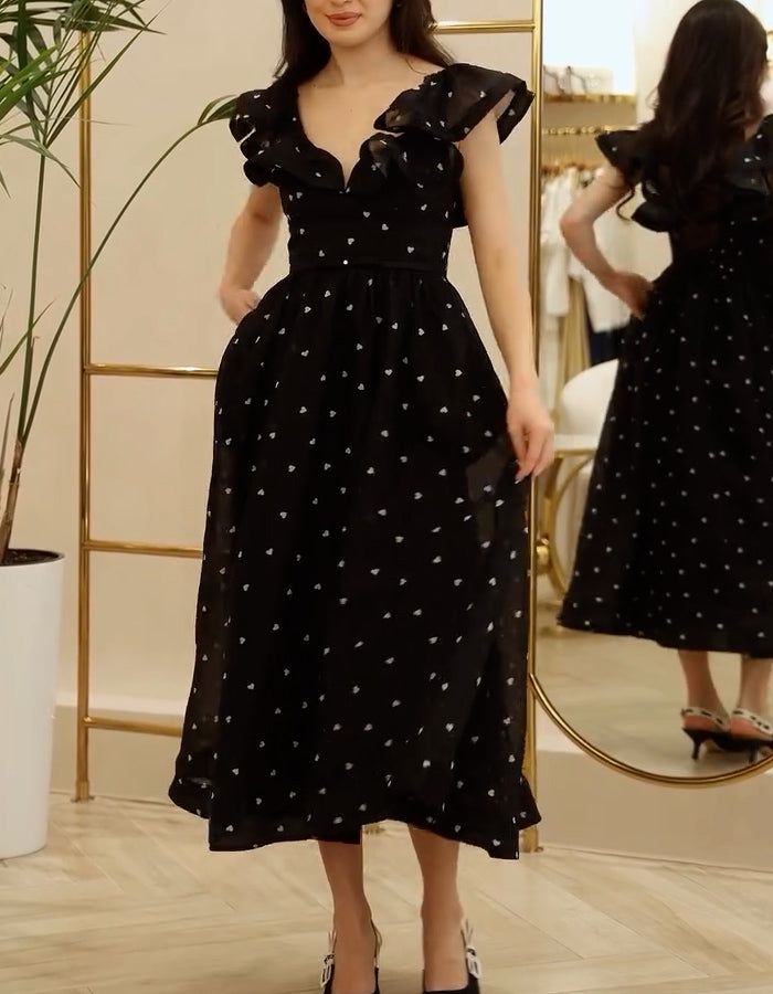 Flowy Ruffled Dress