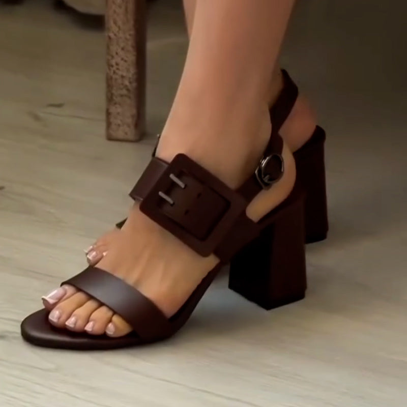 Casual Buckle Sandals