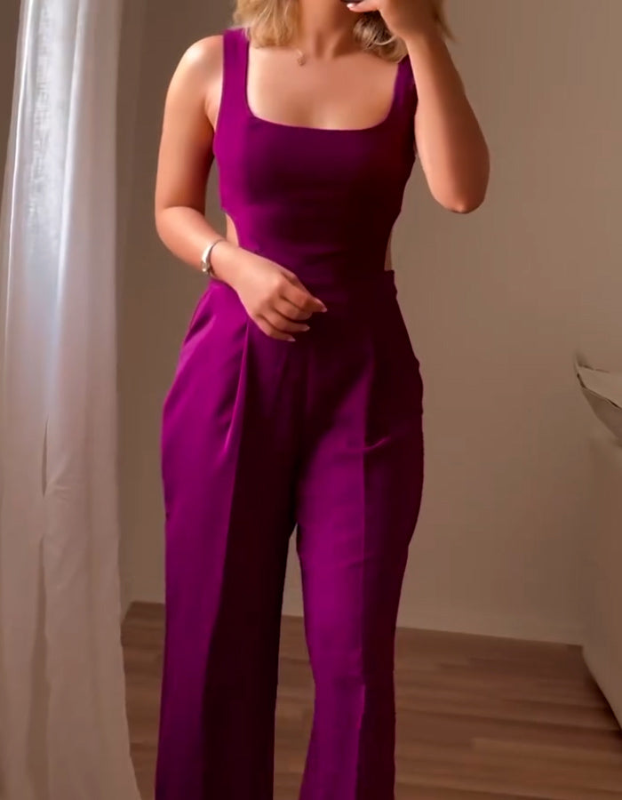 Suspender Casual Jumpsuits