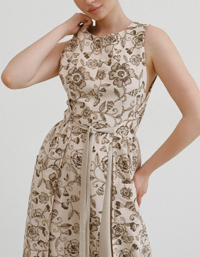 Casual Lace-Up Dress