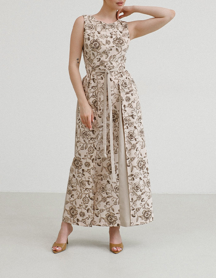 Casual Lace-Up Dress