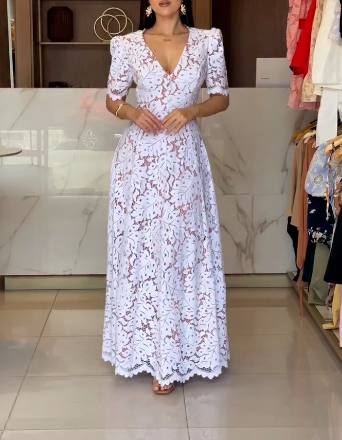 White Comfort Dress