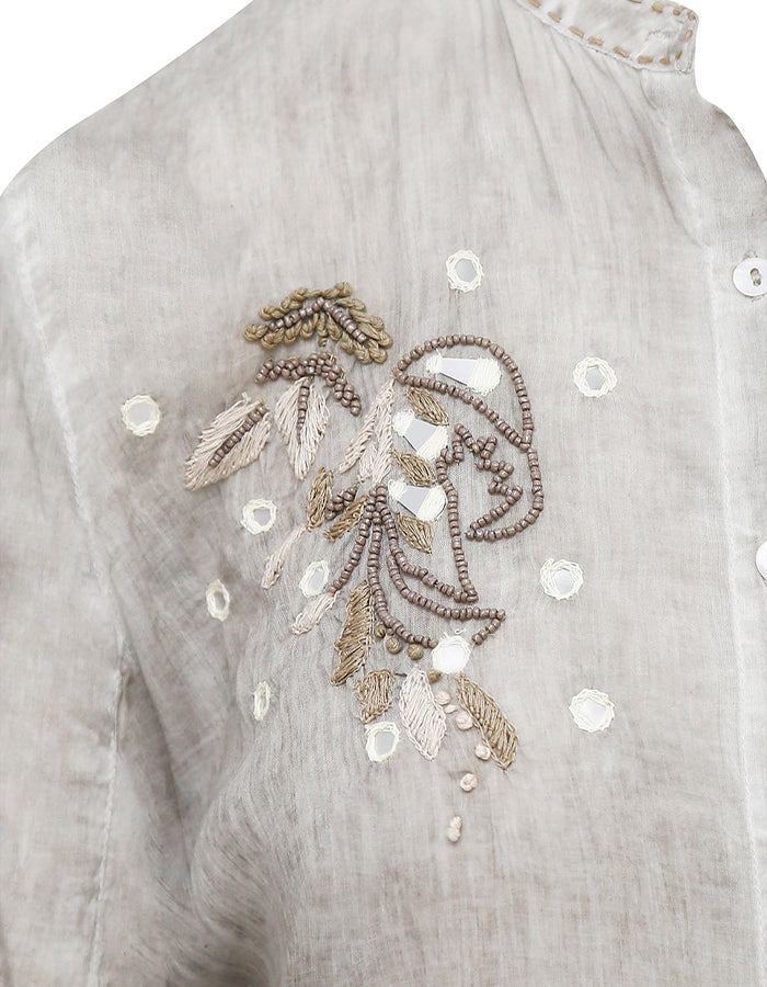 Gray Loose Shirts