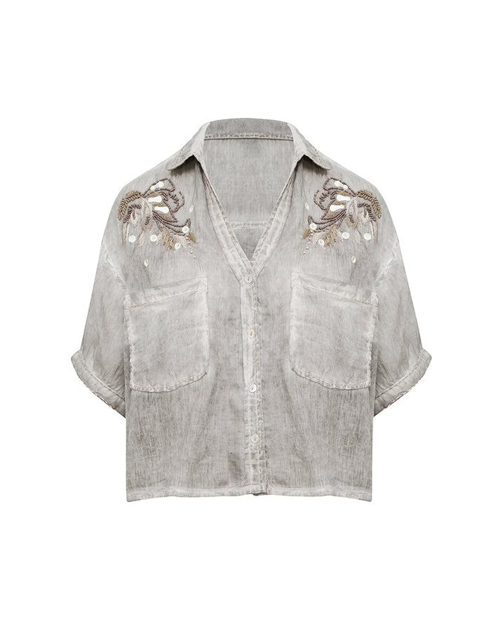 Gray Loose Shirts