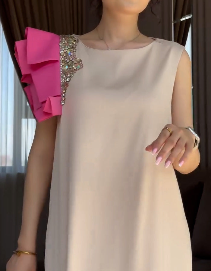 Color-Blocking Maxi Dress