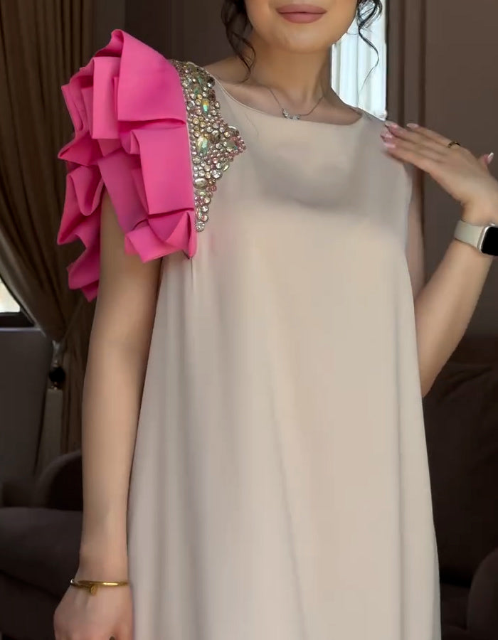 Color-Blocking Maxi Dress