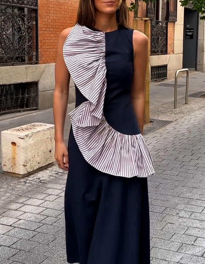 Ruffled Casual Dress