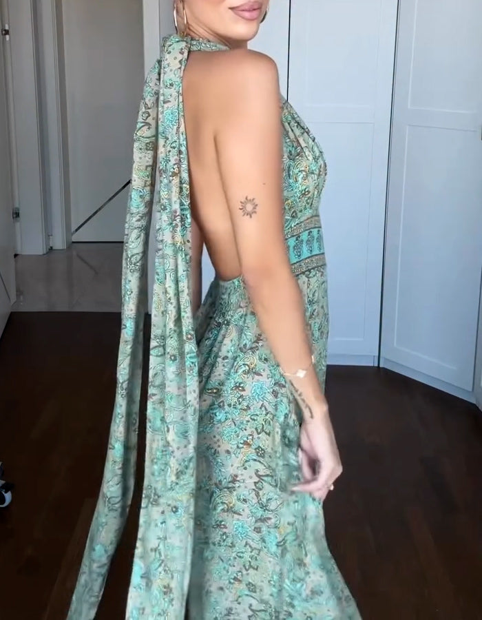Green Loose Jumpsuit