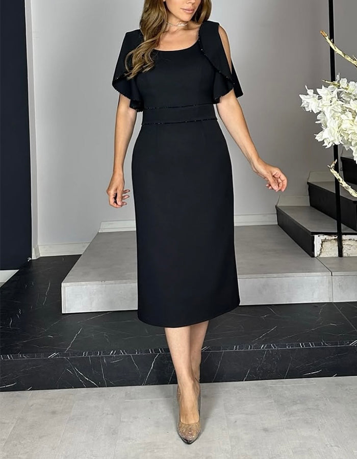 Solid Color Comfy Dress