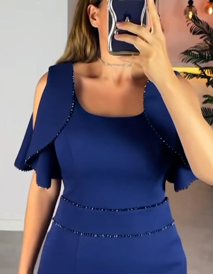 Solid Color Comfy Dress