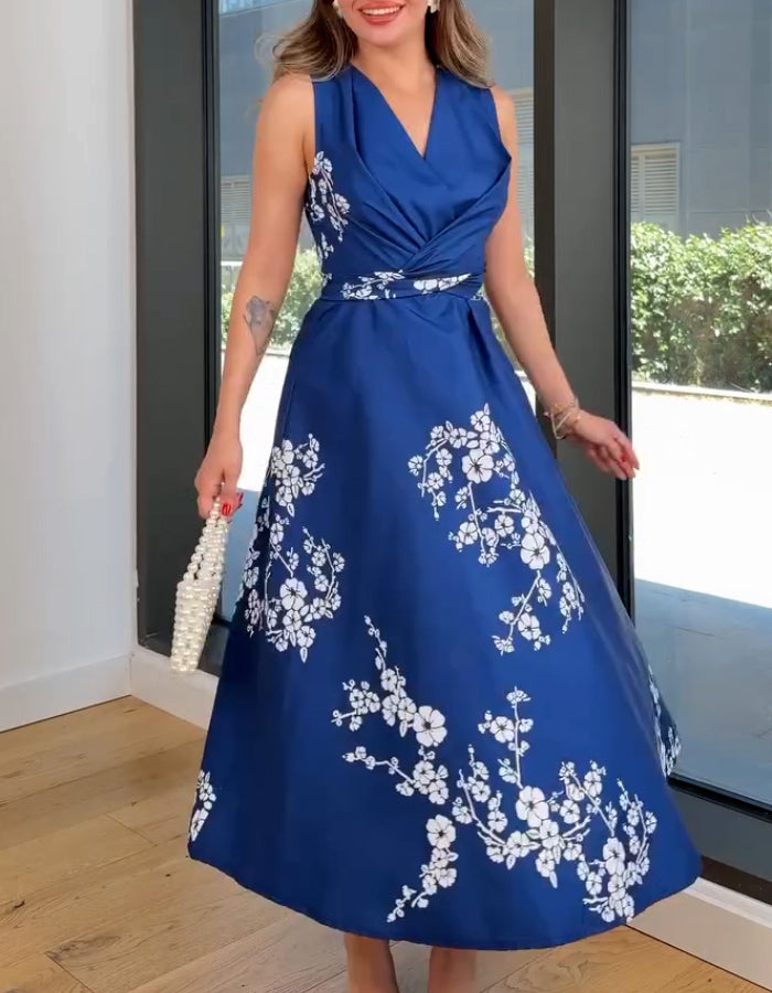 Blue Flower Dress