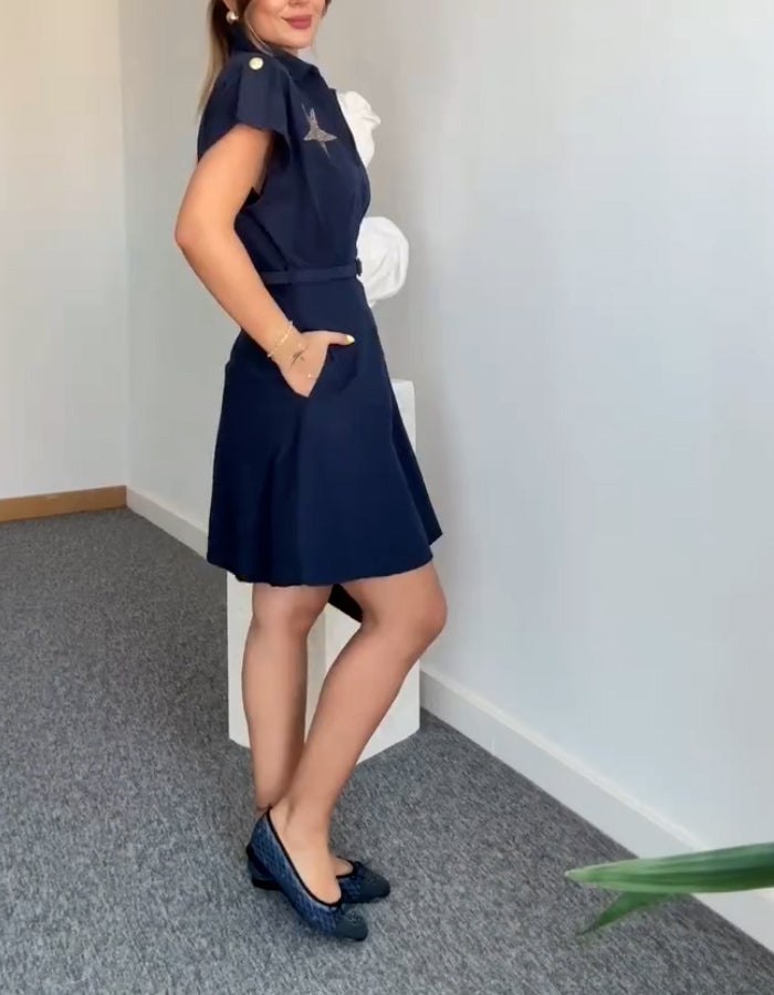 Star Printing Dress