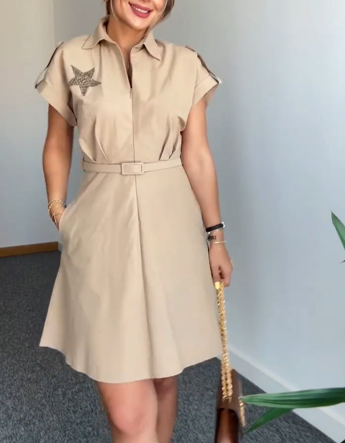 Star Printing Dress