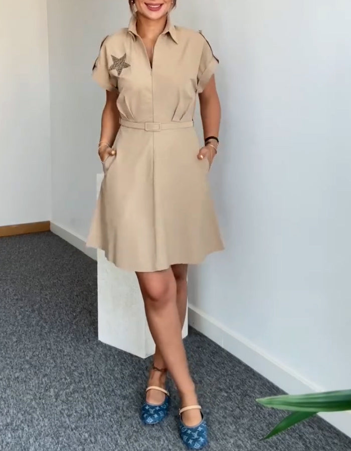 Star Printing Dress