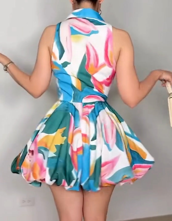 Colorful Mini Dress
