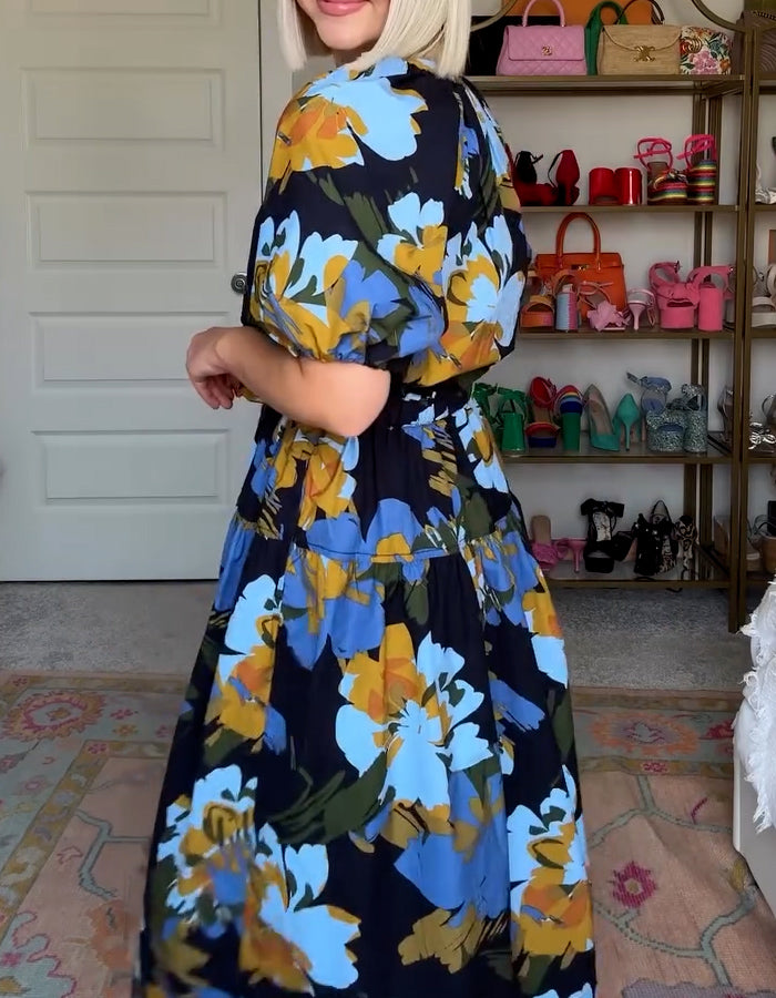 Multi-Color Comfy Dress