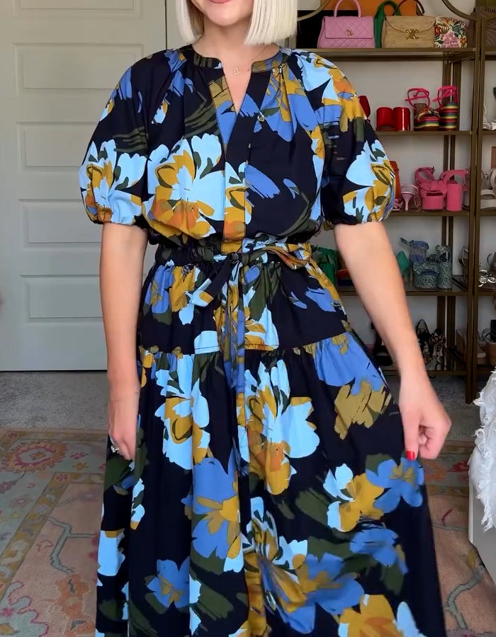 Multi-Color Comfy Dress