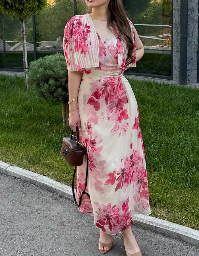 Pink Printed Dress