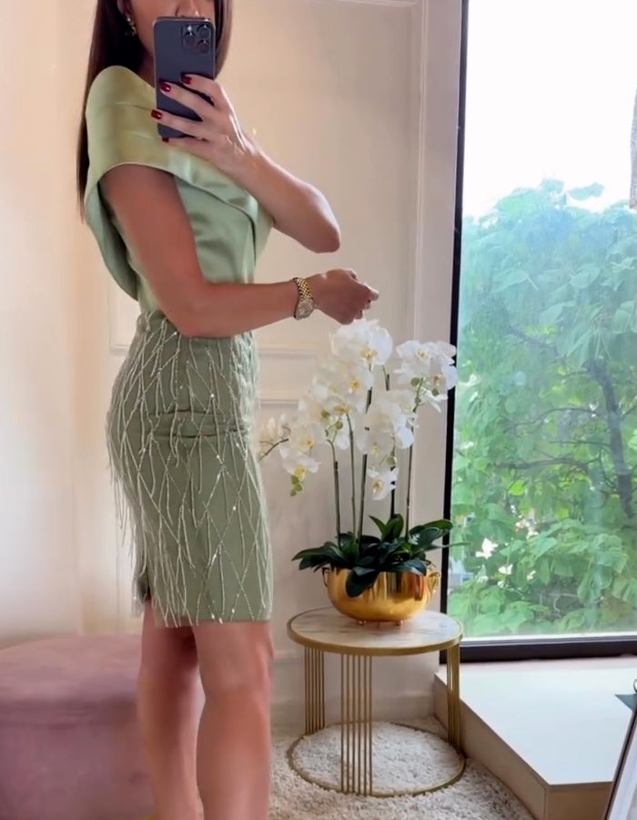 Charming Green Dress