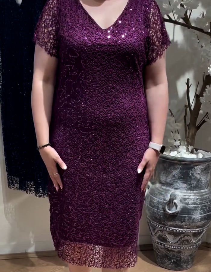 Purple Comfort Dress