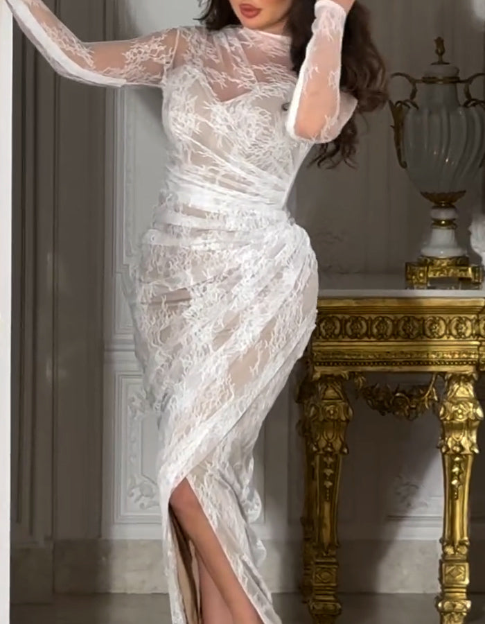 White Sexy Slim Dress