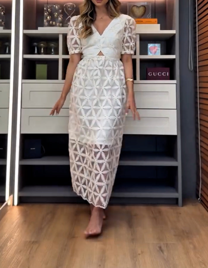 White Fashion Dress